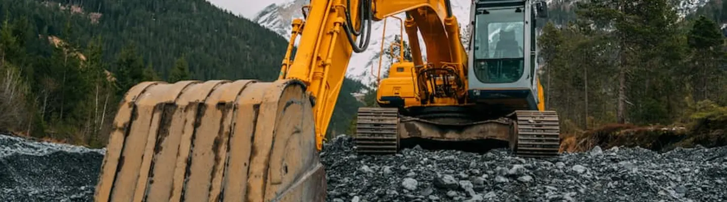Construction equipment in use on-site, optimizing workflow to maximize efficiency and ensure timely project completion.