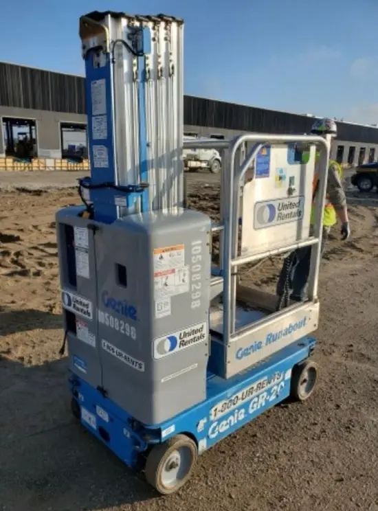 2016 Genie GR-20 Self-Propelled One-Person Lift