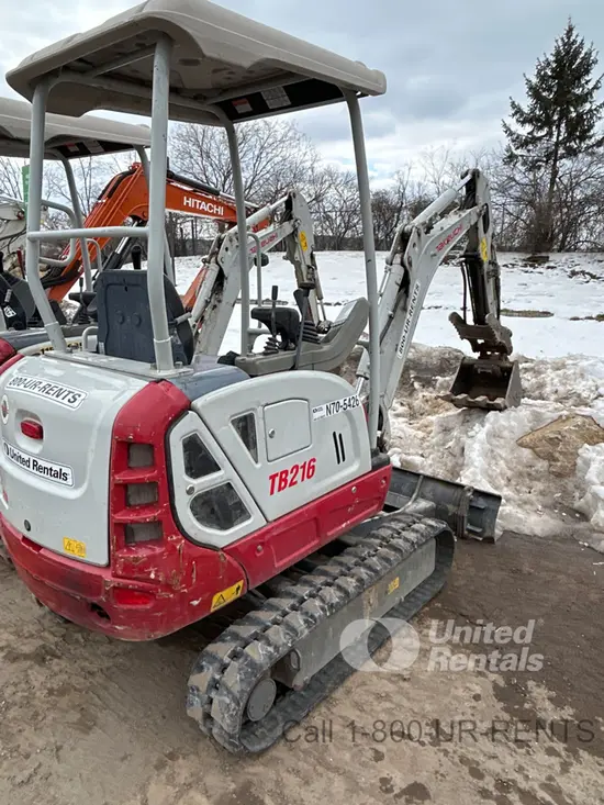 2021 Takeuchi TB216R Mini Excavator
