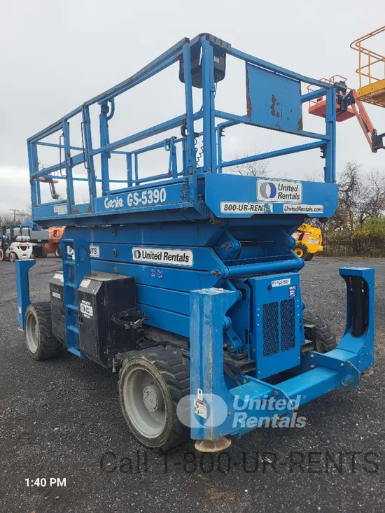 2016 Genie GS-5390 RT Rough Terrain Scissor Lift