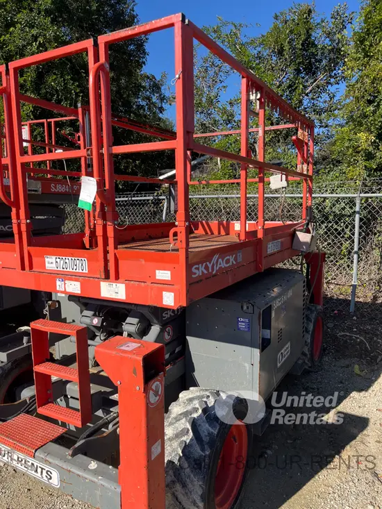 2019 Skyjack SJ6826RT Rough Terrain Scissor Lift