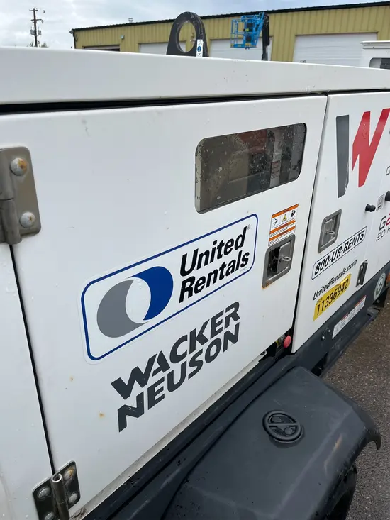 2022 Wacker Neuson G25 T4F Diesel Generator
