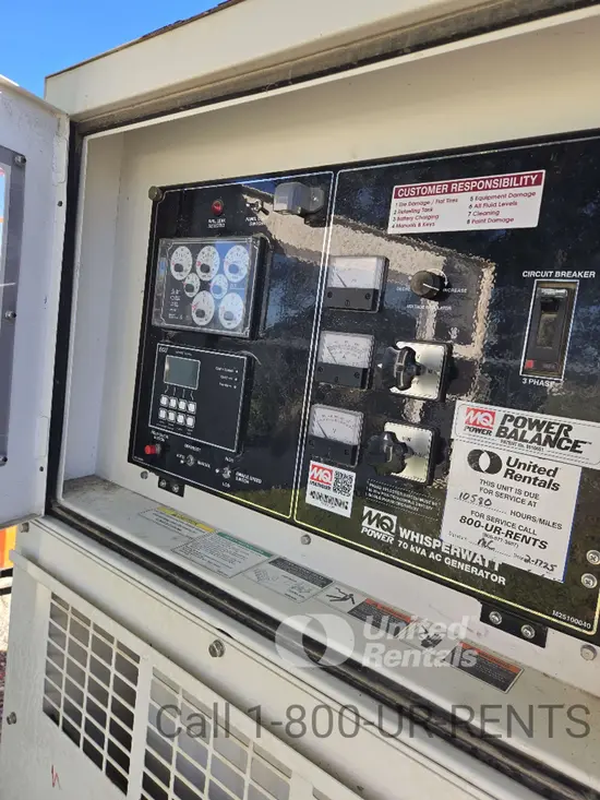 2021 Multiquip DCA70SSIU4F Diesel Generator