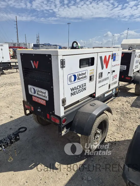 2022 Wacker Neuson G25 T4F Diesel Generator