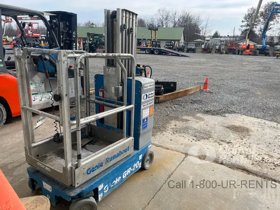 2019 Genie GR-20 Self-Propelled One-Person Lift