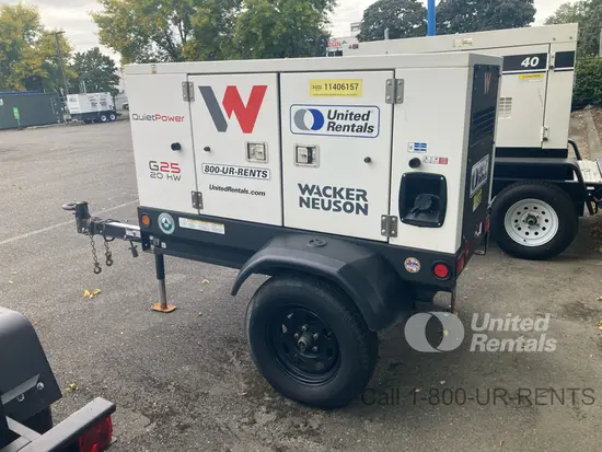 2022 Wacker Neuson G25 T4F Diesel Generator
