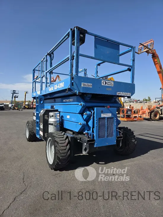 2017 Genie GS-4390 RT Rough Terrain Scissor Lift