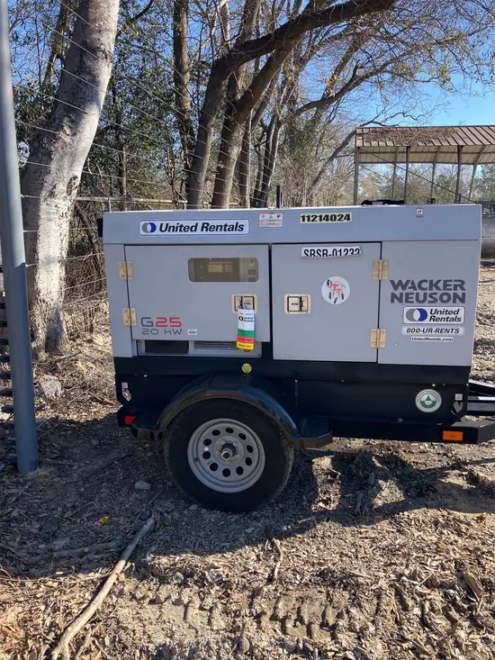 2021 Wacker Neuson G25 T4F Diesel Generator