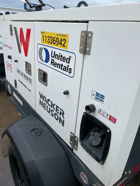 2022 Wacker Neuson G25 T4F Diesel Generator