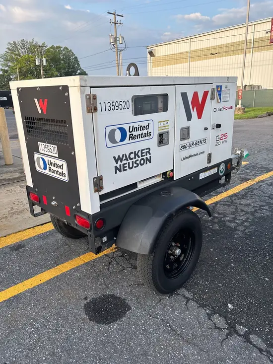2022 Wacker Neuson G25 T4F Diesel Generator