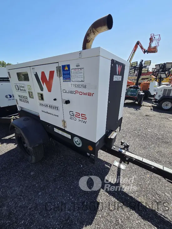 2022 Wacker Neuson G25 T4F Diesel Generator
