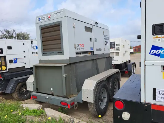 2017 Wacker Neuson G 70 Diesel Generator