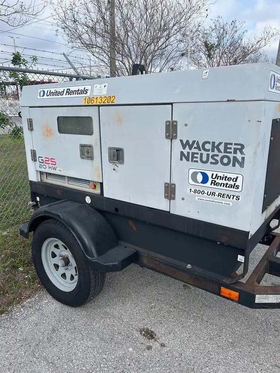 2017 Wacker Neuson G25 T4F Diesel Generator