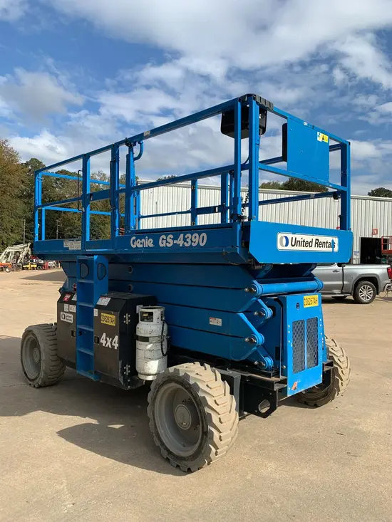 2019 Genie GS-4390 RT Rough Terrain Scissor Lift