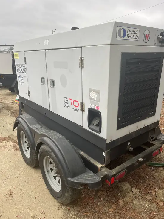 2017 Wacker Neuson G70 T4I Diesel Generator