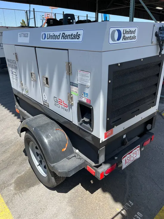 2018 Wacker Neuson G25 T4F Diesel Generator