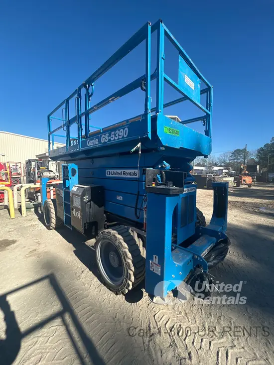 2017 Genie GS-5390 RT Rough Terrain Scissor Lift