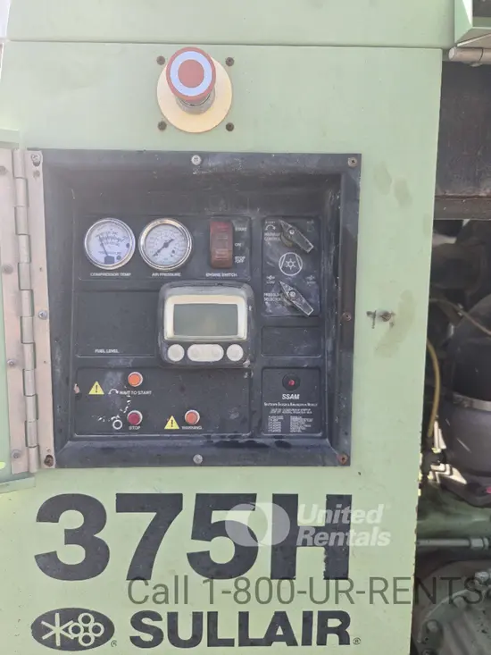 2019 Sullair 375H DPQ-JD3 Air Compressor