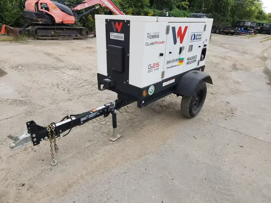 2021 Wacker Neuson G25 T4F Diesel Generator