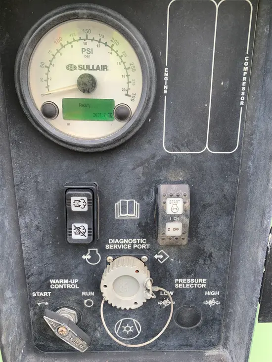 2019 Sullair 185DPQ-KU-T3 Air Compressor