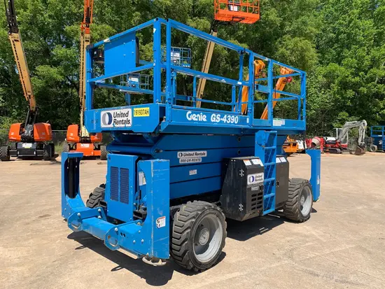 2017 Genie GS-4390 RT Rough Terrain Scissor Lift