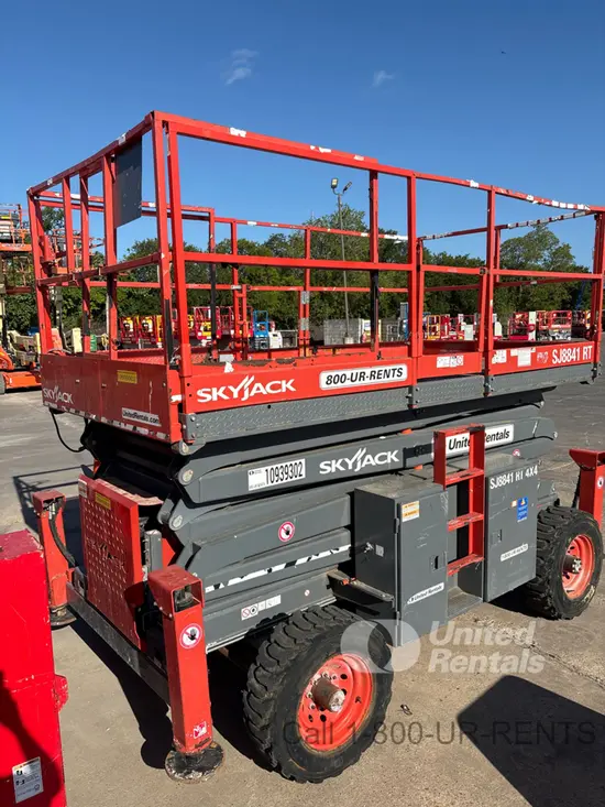 2019 Skyjack SJ8841RT Rough Terrain Scissor Lift
