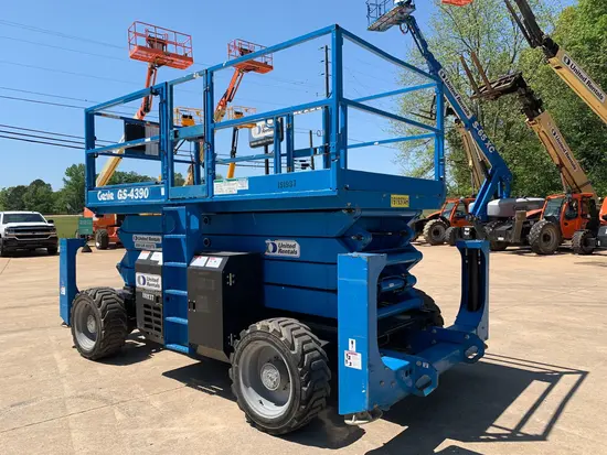 2017 Genie GS-4390 RT Rough Terrain Scissor Lift