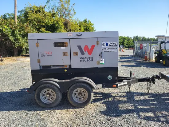 2019 Wacker Neuson G70 T4F Diesel Generator
