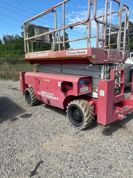 2019 MEC 4069RT Rough Terrain Scissor Lift