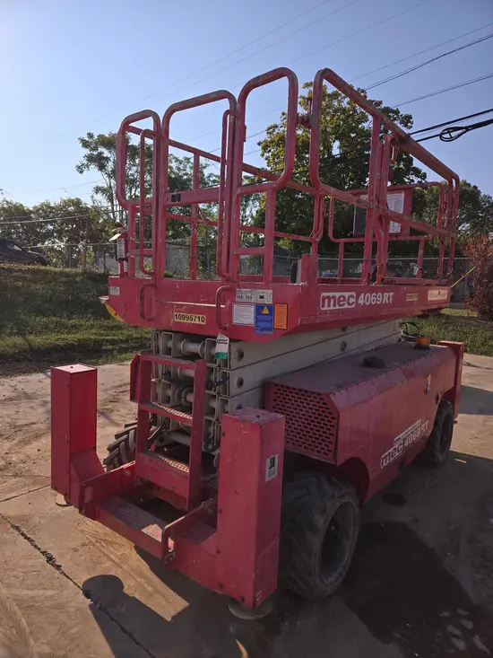 2019 MEC 4069RT Rough Terrain Scissor Lift