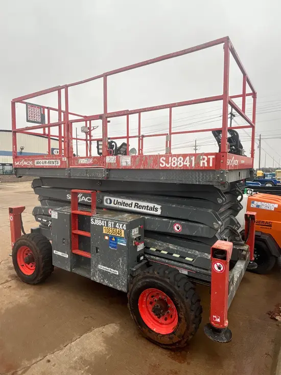 2018 Skyjack SJ8841RT Rough Terrain Scissor Lift