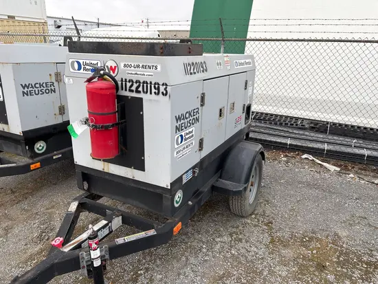 2021 Wacker Neuson G25 T4F Diesel Generator