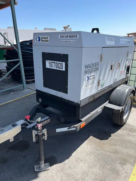 2018 Wacker Neuson G25 T4F Diesel Generator