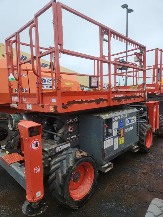 2018 Skyjack SJ6826RT Rough Terrain Scissor Lift