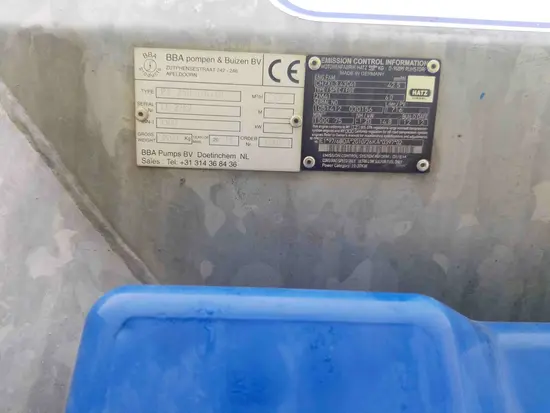 2013 BBA PT250 HA GL Pump