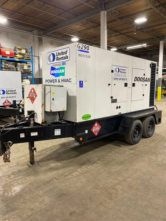 2015 Doosan G290 Diesel Generator