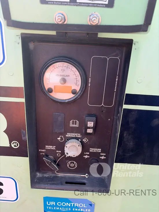 2019 Sullair 185DPQ-KU-T3 Air Compressor