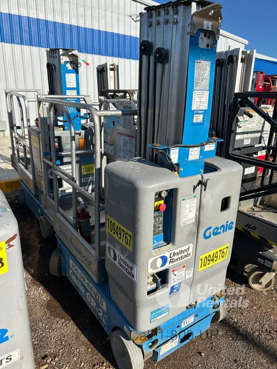 2019 Genie GR-20 Self-Propelled One-Person Lift