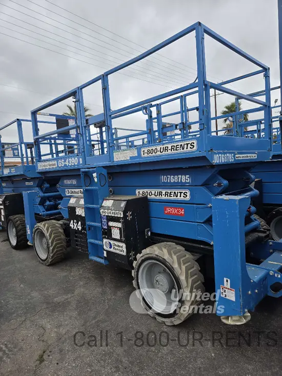 2018 Genie GS-4390 RT Rough Terrain Scissor Lift