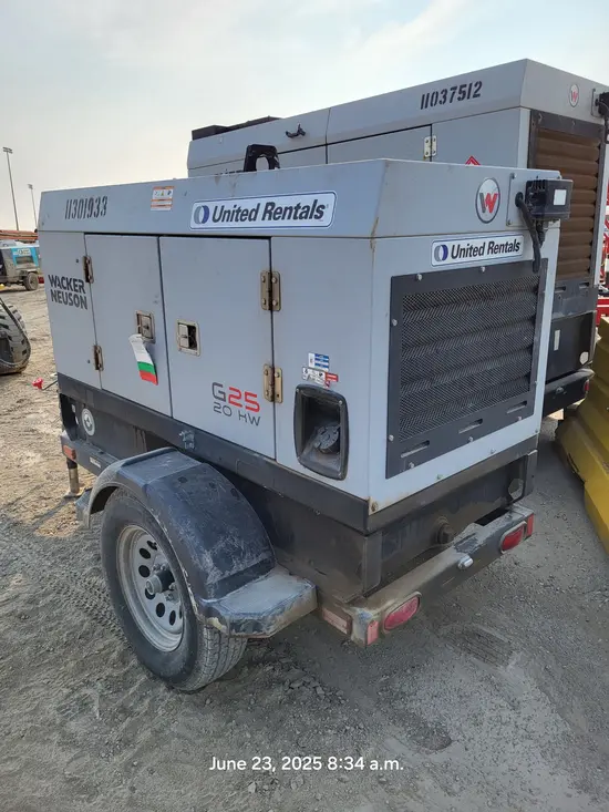 2021 Wacker Neuson G 25 Diesel Generator