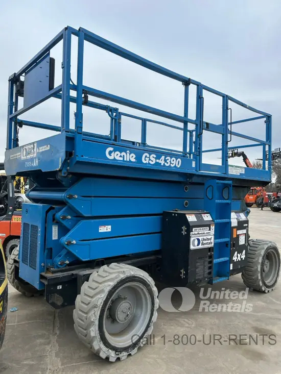 2019 Genie GS-4390 RT Rough Terrain Scissor Lift