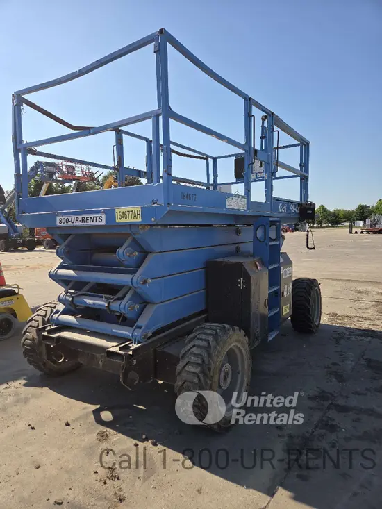 2016 Genie GS-4390 RT Rough Terrain Scissor Lift