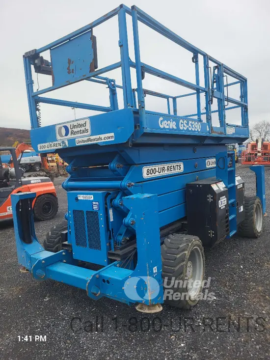 2016 Genie GS-5390 RT Rough Terrain Scissor Lift
