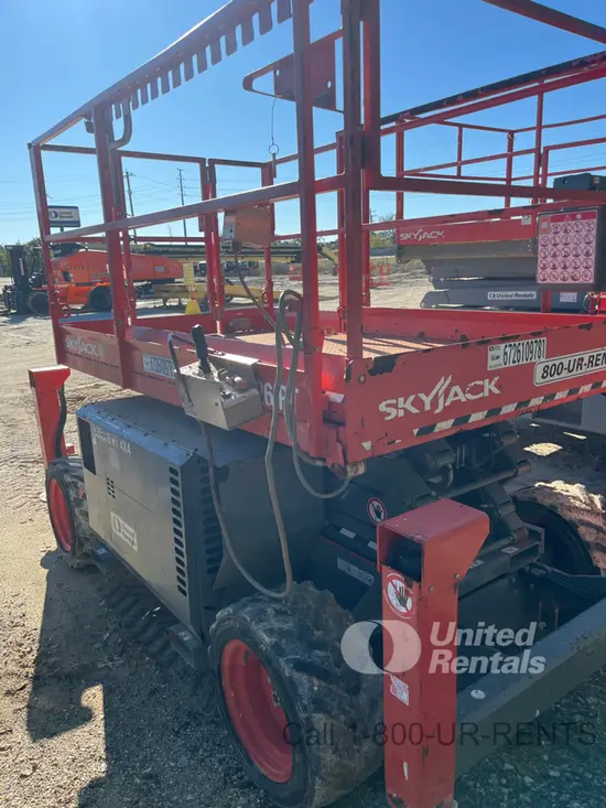 2019 Skyjack SJ6826RT Rough Terrain Scissor Lift