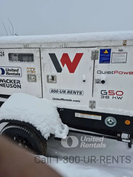 2023 Wacker Neuson G50 T4F 600V Diesel Generator