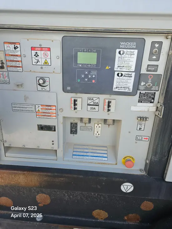 2017 Wacker Neuson G25 T4F Diesel Generator