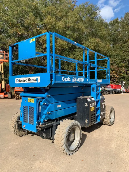 2019 Genie GS-4390 RT Rough Terrain Scissor Lift