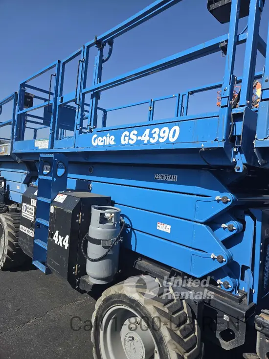 2019 Genie GS-4390 RT Rough Terrain Scissor Lift