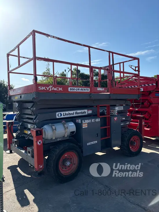 2019 Skyjack SJ8841RT Rough Terrain Scissor Lift