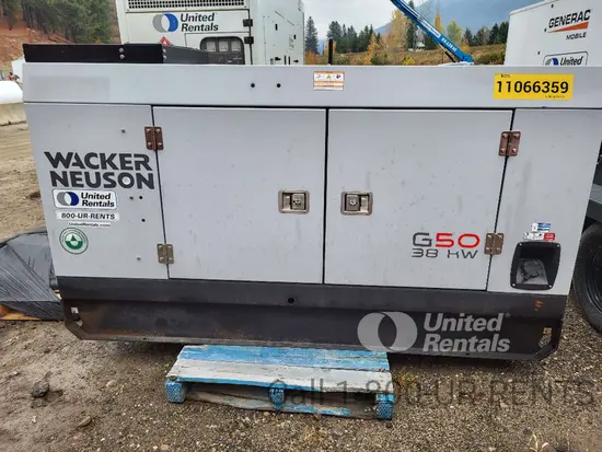 2020 Wacker Neuson G50 T4F Diesel Generator
